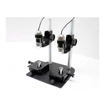 Dunwell Tech - Dino Lite Dino-Lite Dual Scope Table Top Comparison Stand with XY Base MS45BX-D2